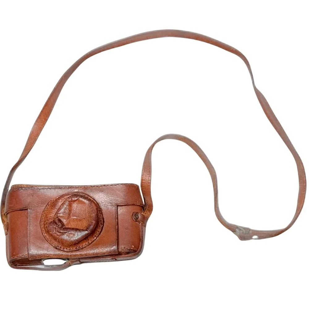 Vintage 1940s Argus C3 Leather Camera Case – Collectible‎ Display Art Decor